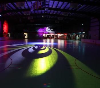 View of the rink