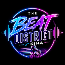 The Beat District at KIHA — hip-hop program logo